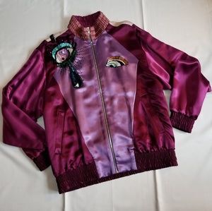 Marc Jacobs SS17 Satin Applique Bomber Jacket
